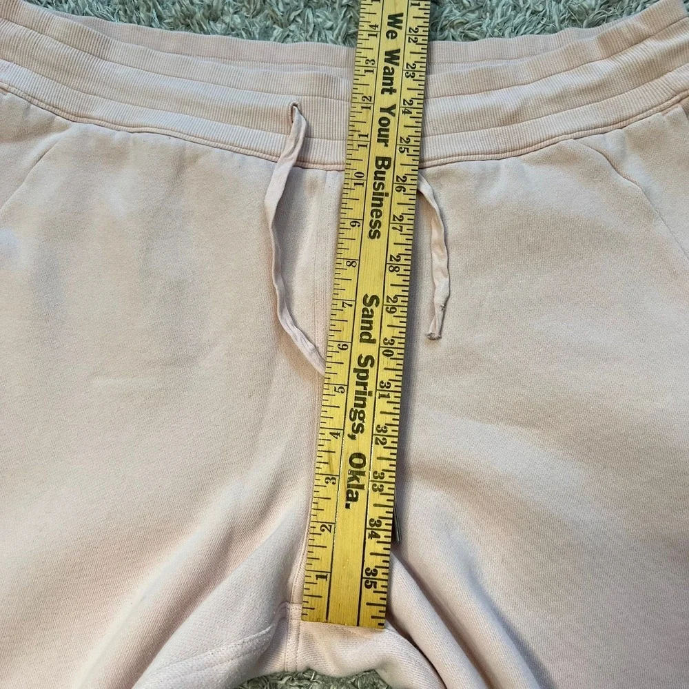 Lululemon Scuba High Rise Joggers Soft Pink 14 Cotton Fleece Lounge‎ Sweatpants